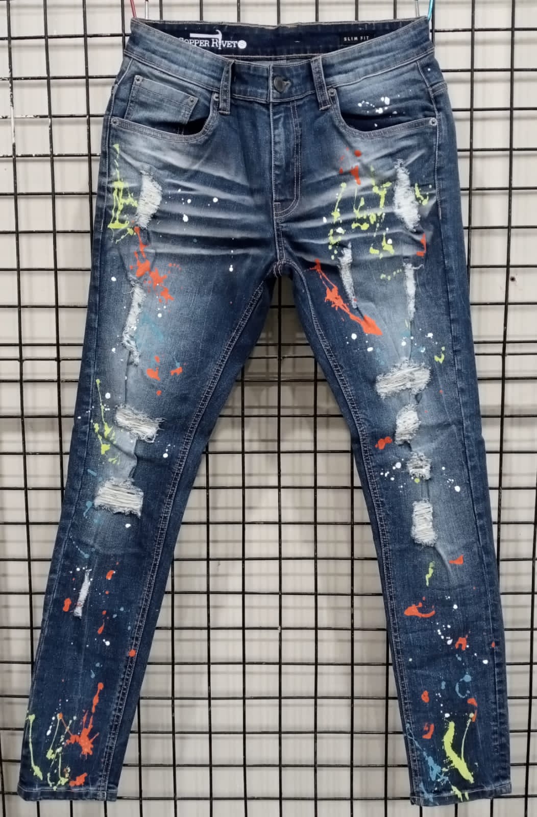 Blue Denim Trousers Woven - Vigour Impex