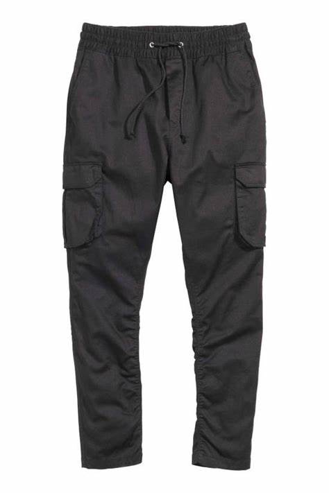 Black Jog Pants knitted - Vigour Impex