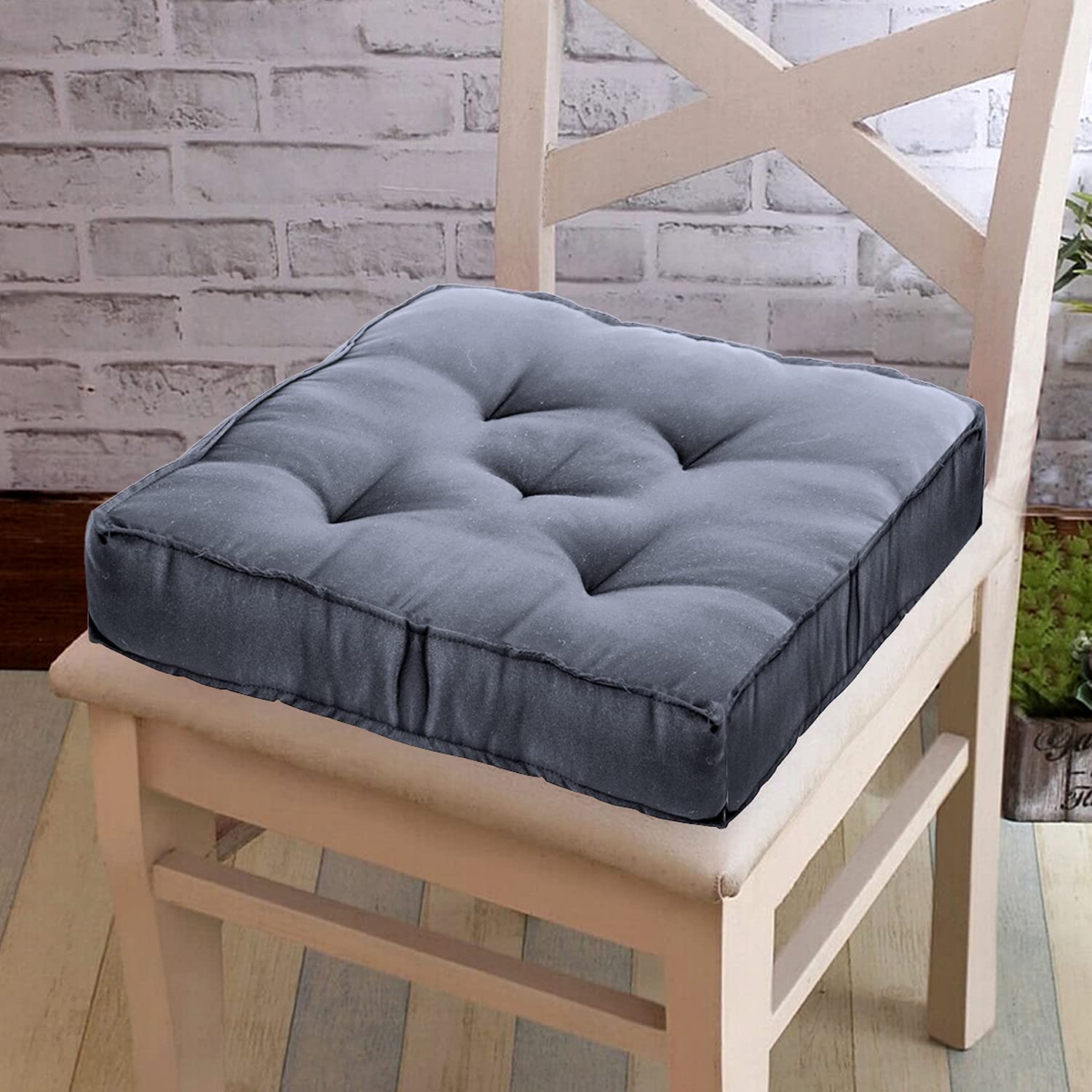 Blue Chair Pads Beddings - Vigour Impex