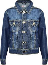 Dark Blue Denim Jackets Woven - Vigour Impex