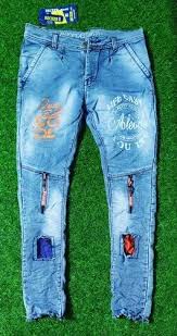 Navy blue jeans - Vigour Impex